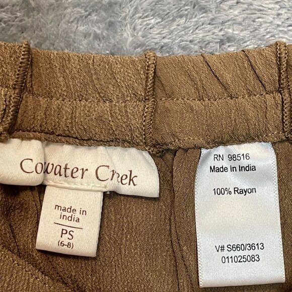 Coldwater Creek Women Ruffle Flounce Goblincore Lagenlook Pull On Maxi Skirt PS - Picture 5 of 8